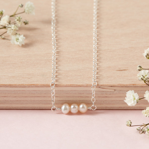 Pearl Bar Necklace