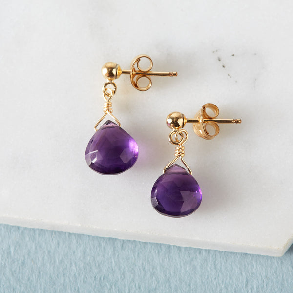 Ultra Violet Amethyst Earrings