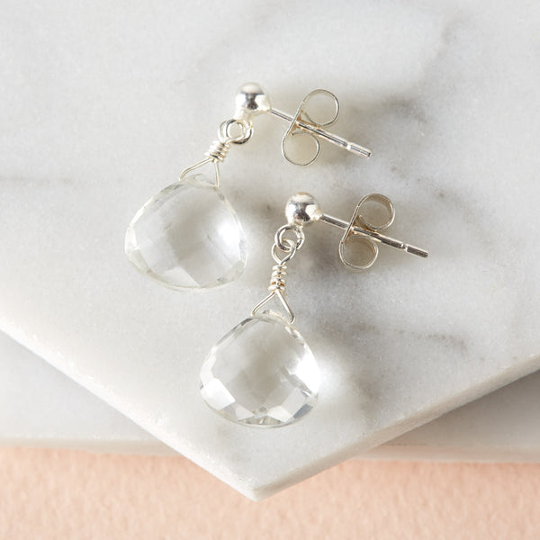 Crystal Quartz Earrings