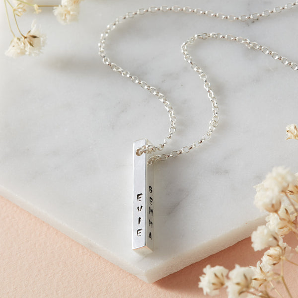 Personalised Bar Name Necklace