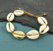 Gold Plated Cowrie Shell Bracelet