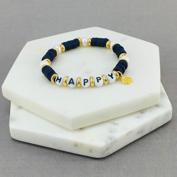Personalised Blue Bracelet
