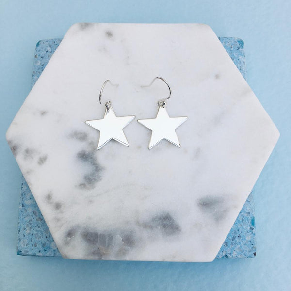 Large Star Earrings