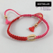 Cowrie Shell Friendship Bracelet (Red/Pink)