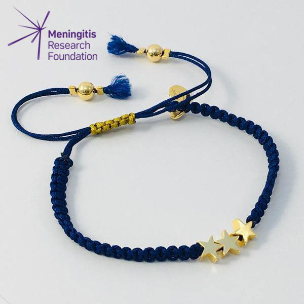 Twinkle Twinkle Star Friendship Bracelet (Blue)