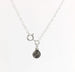 April | Herkimer 'Diamond' Bead Bar Necklace