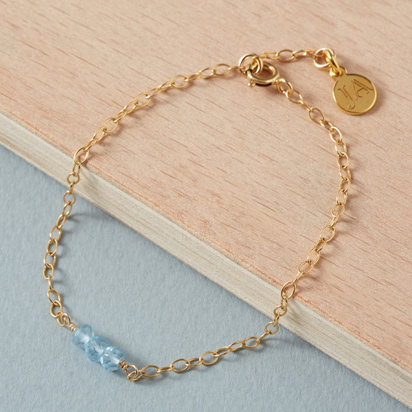March | Aquamarine Bracelet