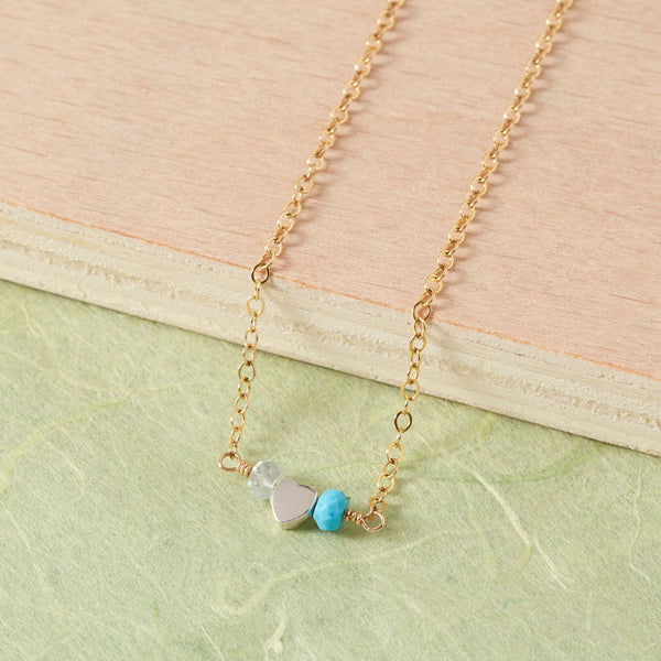 Personalised Birthstone Necklace | 'Tilly Loves' Necklace