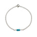 Turquoise Bead Bar Bracelet | Protection & Intuition