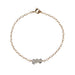 60th Wedding Anniversary | Herkimer 'Diamond' Bead Bar Bracelet