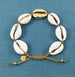 Gold Plated Cowrie Shell Bracelet