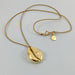 Gold Plated Beach Cowrie Shell Necklace