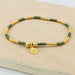 Skinny Metallic Sea Green Bracelet