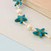 Howlite Starfish and Freshwater Pearl Necklace