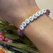 Personalised Amethyst Crystal Healing Bracelet