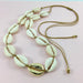 Gold Plated & Natural Cowrie Shell Necklace
