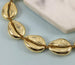 Gold Plated Cowrie Shell Necklace